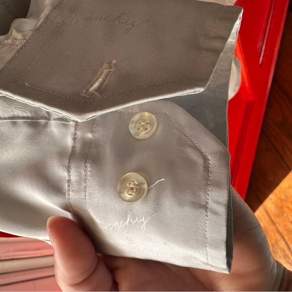 Givenchy for chesa vintage all over prints light blue mens large button up - Picture 6 of 10